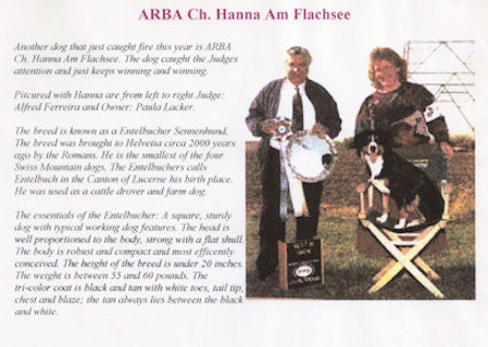 ARBA article about Hanna and Paula 